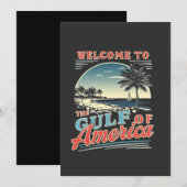 Welkom in de Golf van Amerika Trump Aankondiging (Voorkant / Achterkant)