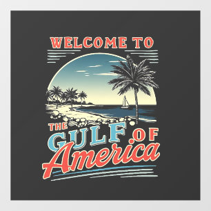 Welkom in de Golf van Amerika Trump Raamsticker