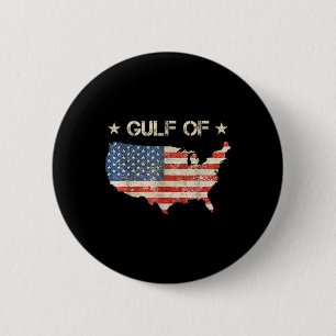 Welkom in de Golf van Mexico 2025 2- T-shirt Ronde Button 5,7 Cm
