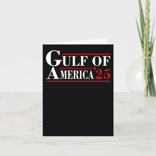 Welkom in de Golf van Mexico 2025 Kaart (Voorkant)