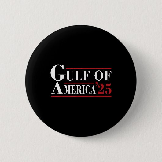 Welkom in de Golf van Mexico 2025 Ronde Button 5,7 Cm (Voorkant)