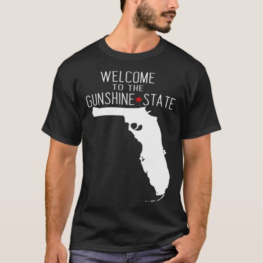 Welkom in de GUNSHINE State Florida T-shirt (Voorkant)