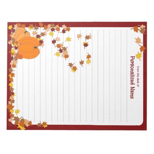 Welkom in de herfst - Lined Notitieblok (Voorkant)