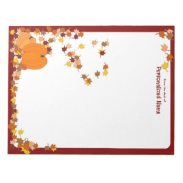 Welkom in de herfst - Unlined Notitieblok