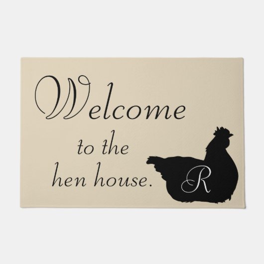 Welkom in de huisdeur deurmat (Voorkant)