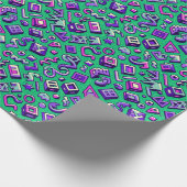 Welkom in de jaren '90 cadeaupapier (Hoek)