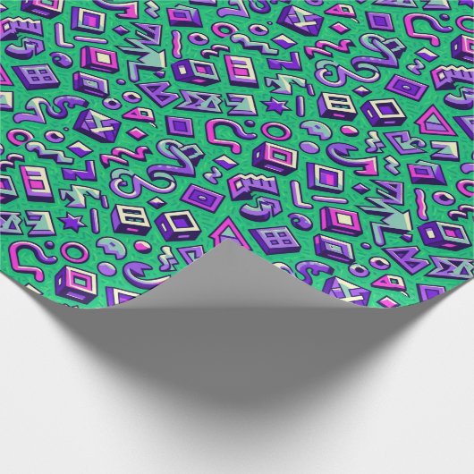 Welkom in de jaren '90 cadeaupapier (Hoek)