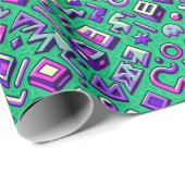 Welkom in de jaren '90 cadeaupapier (Rol Hoek)