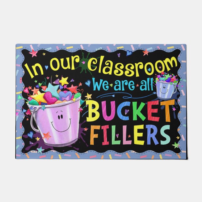 Welkom in de klaslokalen van de deur, grappige sch deurmat (Voorkant)