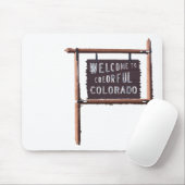 welkom in de kleurrijke colorado muismat (Met muis)
