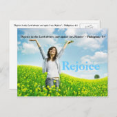 Welkom in de Lord altijd Christelijk Briefkaart Ar (Voorkant / Achterkant)