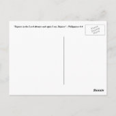 Welkom in de Lord altijd Christelijk Briefkaart Ar (Achterkant)