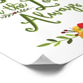 Welkom in de Lord Altijd Philippians 4:4 Poster (Hoek)