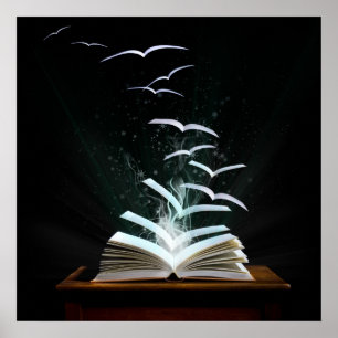 Welkom in de magische wereld van lezen! poster