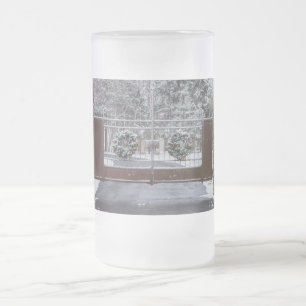 Welkom in de Mok van de wintergevroren glazen bier