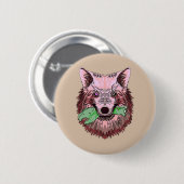 Welkom in de nachtmerrie ronde button 5,7 cm (Voorkant /achterkant)