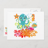 Welkom in de oceaan briefkaart (Voorkant / Achterkant)