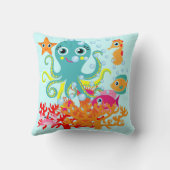 Welkom in de oceaan kussen (Achterkant)