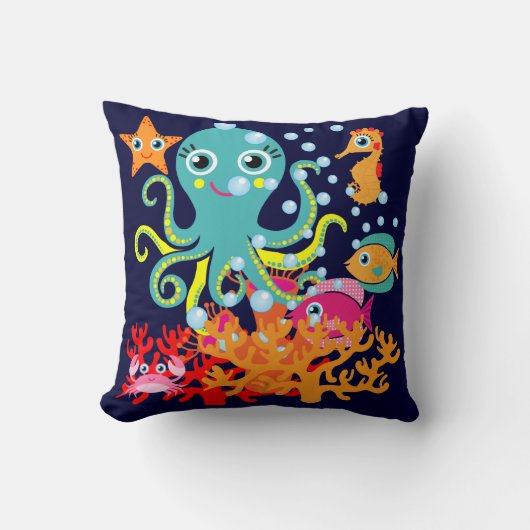 Welkom in de oceaan kussen (Voorkant)