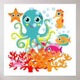 Welkom in de oceaan poster