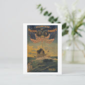 Welkom in de Pacific Shores. Vlaggenschip Connecti Briefkaart (Staand voorkant)