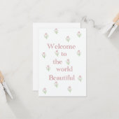 Welkom in de prachtige wereld kaart (Voorkant / Achterkant in situ)