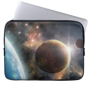 Welkom in de ruimte laptop sleeve
