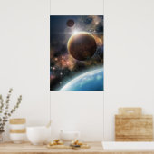 Welkom in de ruimte poster (Keuken)