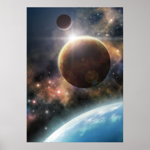 Welkom in de ruimte poster