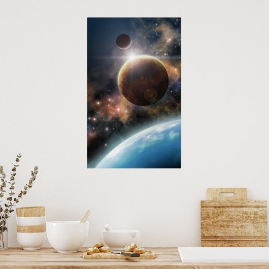 Welkom in de ruimte poster (Keuken)