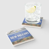 Welkom in de stad, New Orleans, Stenen Onderzetter (Zijkant)