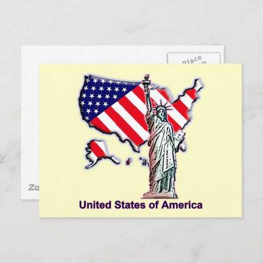 Welkom in de VS Briefkaart (Voorkant / Achterkant)