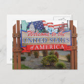 Welkom in de VS Briefkaart (Voorkant / Achterkant)
