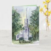 Welkom in de Waterverf van de kerkeredienst Kaart (Gele Bloem)