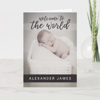 Welkom in de wereld | aankondiging van baby
