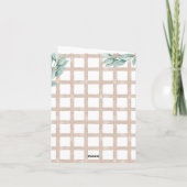 Welkom in de wereld, Baby Boy Kaart (Achterkant)