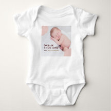 Welkom in de wereld Baby - Custom