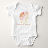 welkom in de wereld Cute Morden Romper (Voorkant)