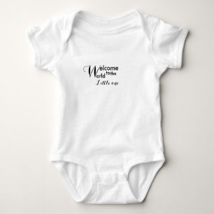 Welkom in de wereld, kleine Baby Jersey Romper