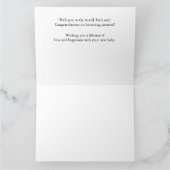 Welkom in de wereld - Kleine vos op de maan Kaart (Binnen)