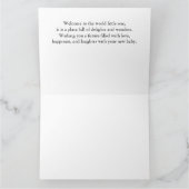 Welkom in de wereld - Little Fox Kaart (Binnen)