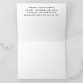 Welkom in de wereld - Little Fox New Baby Kaart (Binnen)