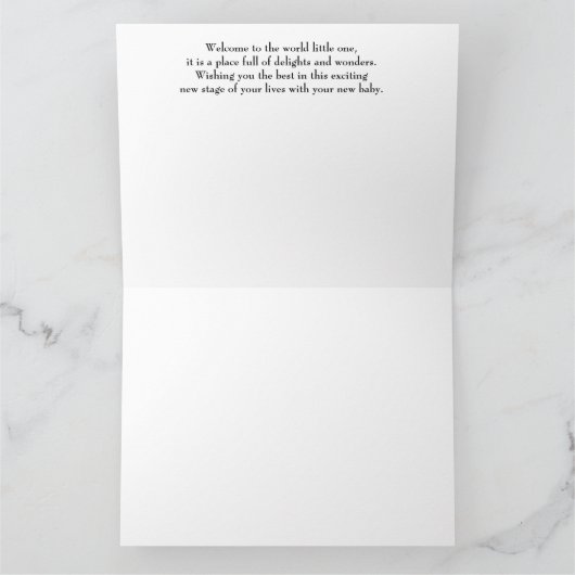 Welkom in de wereld - Olifanten Kaart (Binnen)