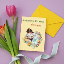 Welkom in de wereld Pasgeboren Nieuwe Baby