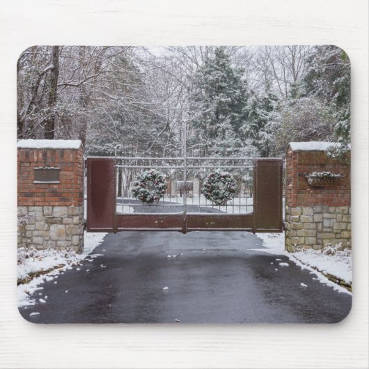 Welkom in de winter muismat (Voorkant)