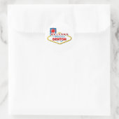 Welkom in Denton, Texas! Ronde Sticker (Tas)