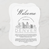 Welkom in Denver | Gegevens gasten Kaart (Voorkant / Achterkant)