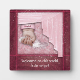 Welkom in deze wereld, Little Angel (aanpasbaar) Fotoplaat