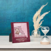 Welkom in deze wereld, Little Angel (aanpasbaar) Fotoplaat (Insitu)