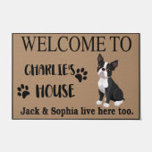  Welkom in Dogs House Doormat, grappige offertes Deurmat (Voorkant)